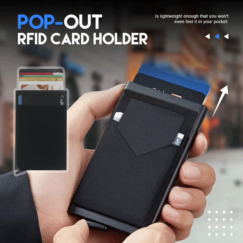 Slim RFID blocking Anti-theft wallet
